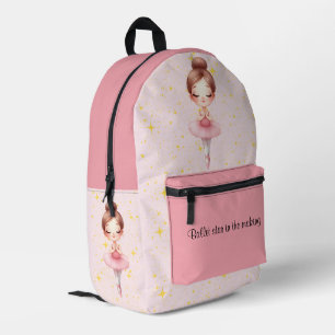 Ballet Star Girl's Printed Backpack