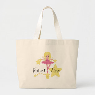Ballet Star Tshirts and Gifts Large Tote Bag