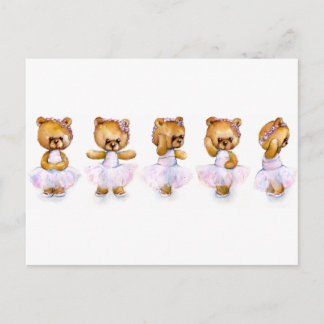 Ballet Steps Postcard