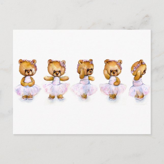 Ballet Steps Postcard (Front)