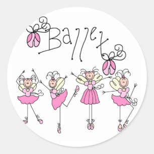 Ballet T-shirts and Gifts Classic Round Sticker