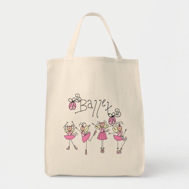 Ballet T-shirts and Gifts Tote Bag (Front)
