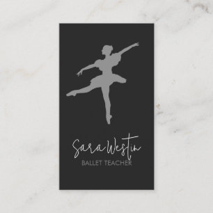 Ballet Teacher Dance Business Card