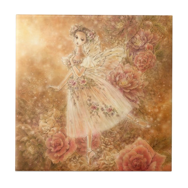 Ballet Tile - La Sylphide (Front)