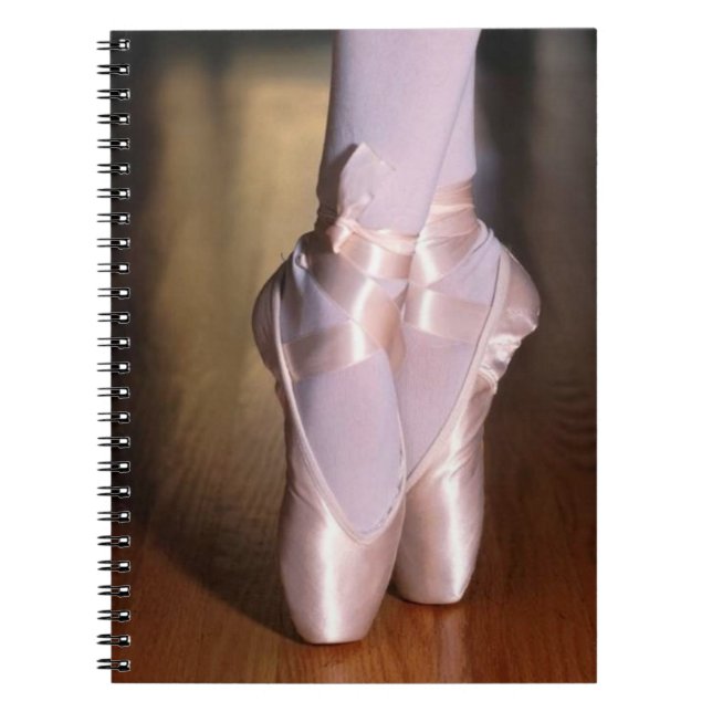 Ballet Toe Shoes Notebook (Front)