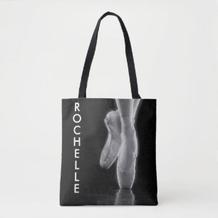 Ballet Toe Shoes Pointe Shoes Personalised Tote Bag