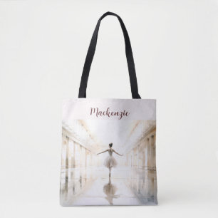 Ballet Tote Bag, Personalised with Quote