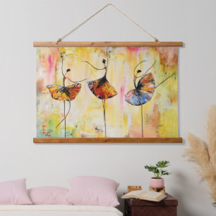 Ballet Trio Hanging Tapestry