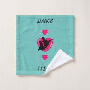Ballet wash cloth. wash cloth