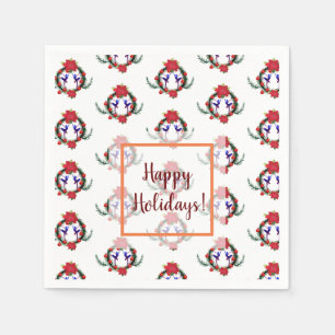 Ballet Winter Holidays Napkin