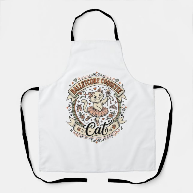 Balletcore Coquette Cat Balletcore Coquette Cat Vi Apron (Front)