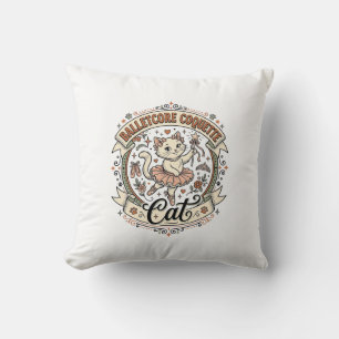 Balletcore Coquette Cat Balletcore Coquette Cat Vi Cushion
