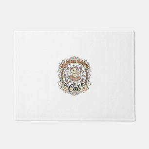 Balletcore Coquette Cat Balletcore Coquette Cat Vi Doormat
