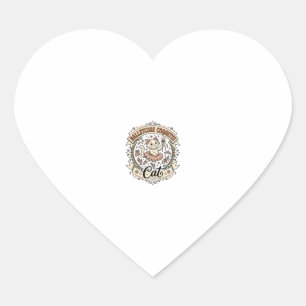 Balletcore Coquette Cat Balletcore Coquette Cat Vi Heart Sticker