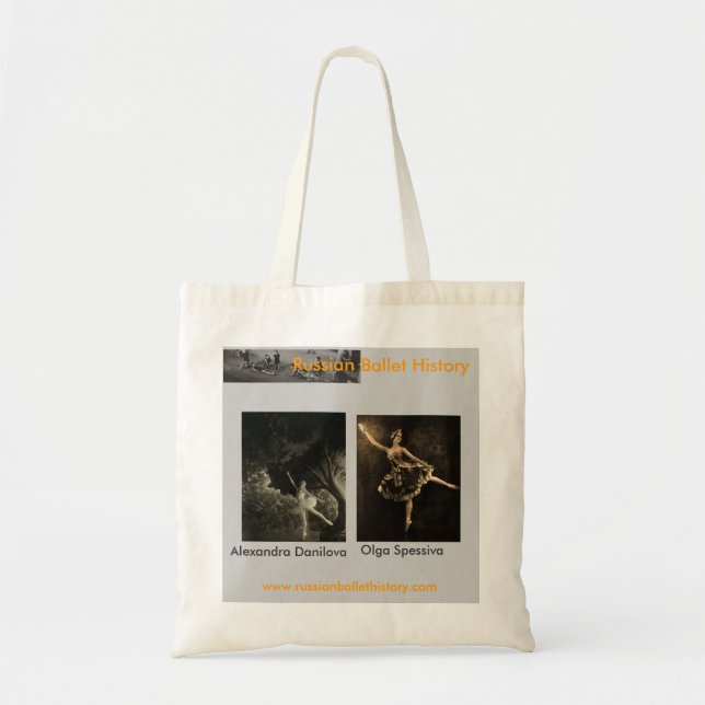 Ballets Russes Danilova/Spessiva Tote Bag (Front)
