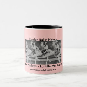 Ballets Russes Pavlova Two-Tone Coffee Mug