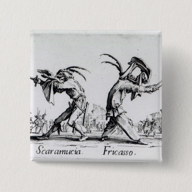 Balli de Sfessania, c.1622 15 Cm Square Badge (Front)
