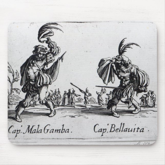 Balli de Sfessania, c.1622 Mouse Mat (Front)