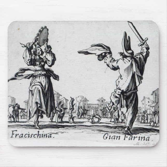 Balli de Sfessania, c.1622 Mouse Mat (Front)