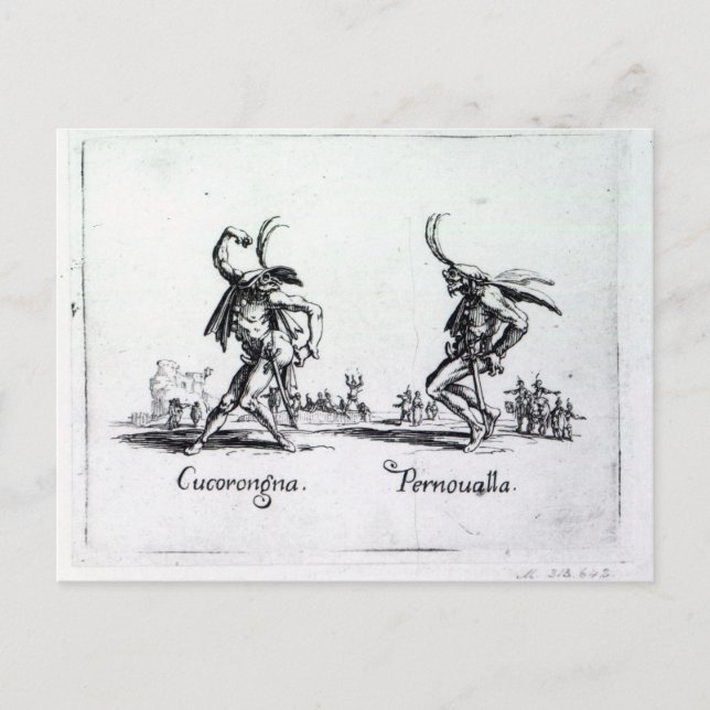 Balli de Sfessania, c.1622 Postcard (Front)