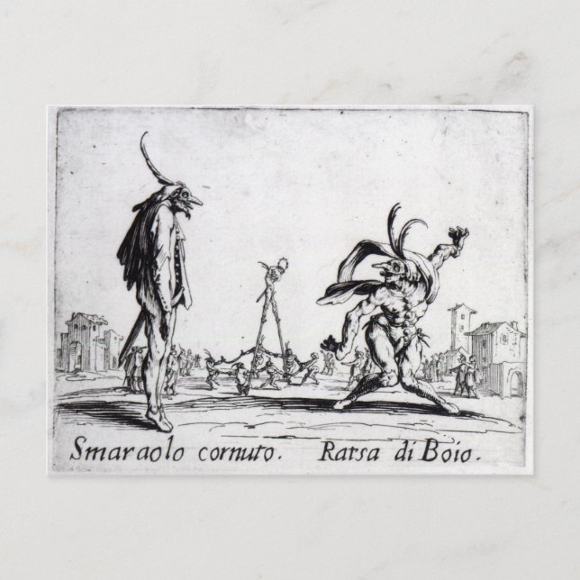 Balli de Sfessania, c.1622 Postcard (Front)