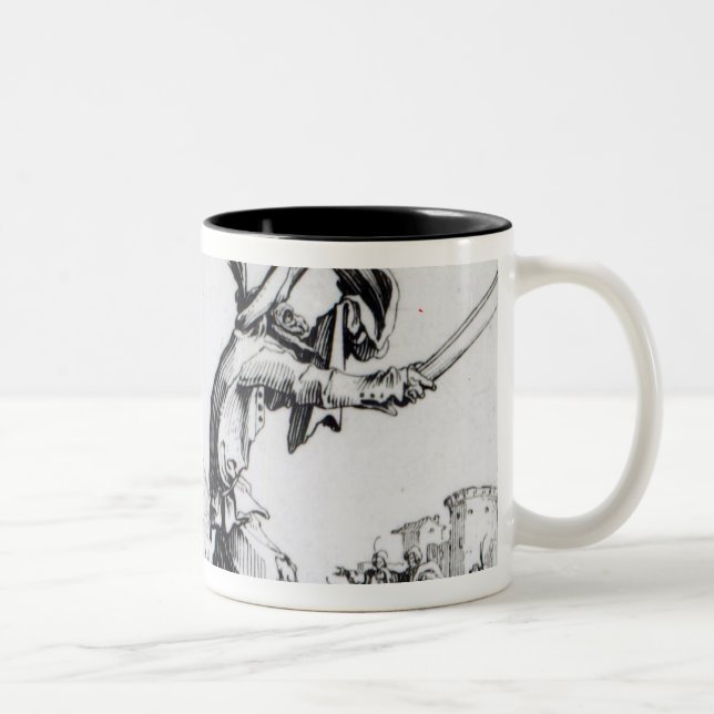 Balli de Sfessania, c.1622 Two-Tone Coffee Mug (Right)