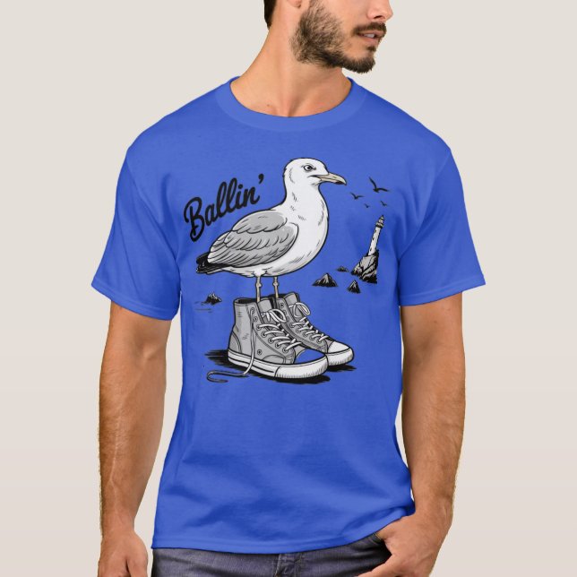 Ballin' but at what cost T-Shirt (Front)