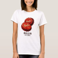 "Ballin Retro Bottle Cap Logo – Vintage Red Graphi