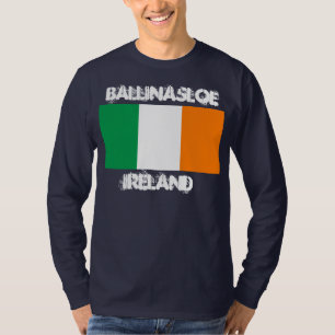 Ballinasloe, Ireland with Irish flag T-Shirt