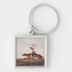 Balling Ostriches Key Ring