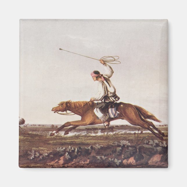 Balling Ostriches Magnet (Front)