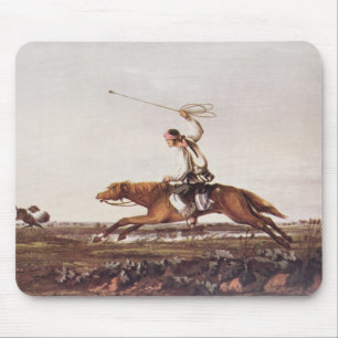 Balling Ostriches Mouse Mat