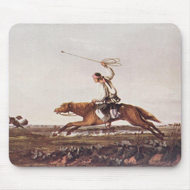 Balling Ostriches Mouse Mat (Front)