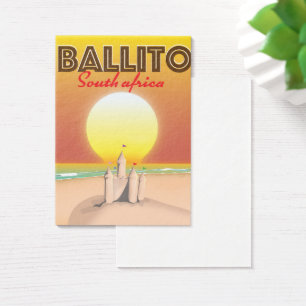 Ballito South african travel poster