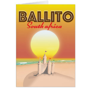 Ballito South african travel poster