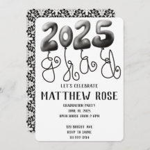 Balloon 2025 Grad Invitation