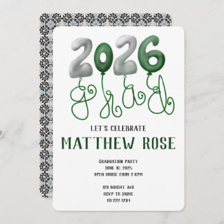 Balloon 2025 Grad Invitation