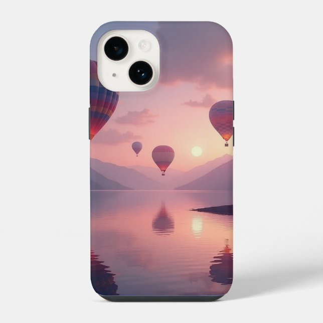 Balloon Adventure Dreams iPhone Case (Back)