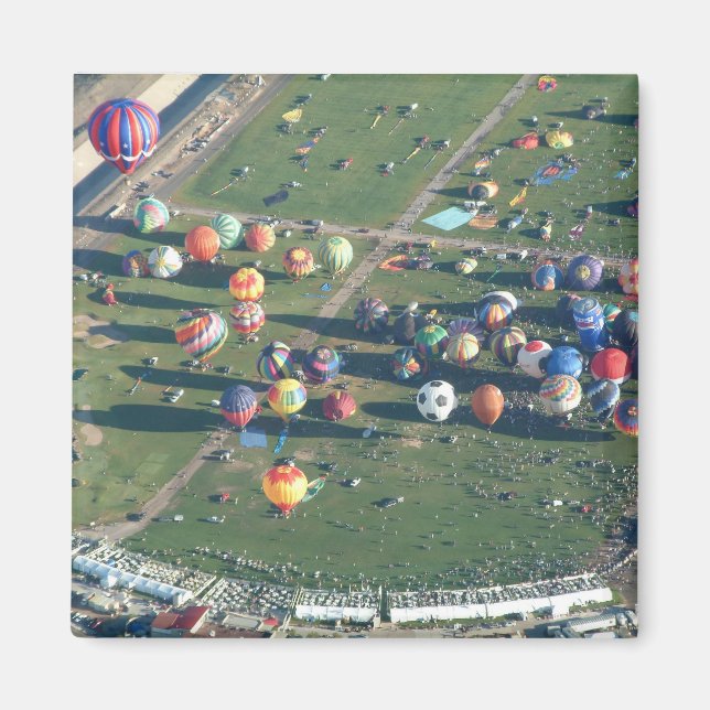 Balloon Albuquerque in the Morning Magnet (Front)