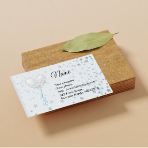 Balloon and Stars Business Card
