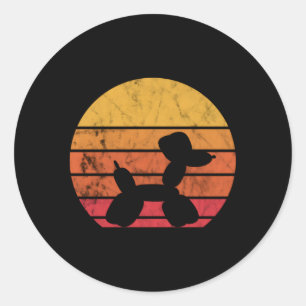 Balloon Animal Balloon Balloon Twister Classic Round Sticker