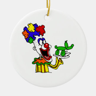 Balloon Animal Clown Ceramic Tree Decoration
