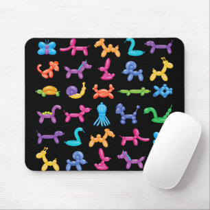 Balloon Animal Colour Pattern – Kids & Clown Party Mouse Mat