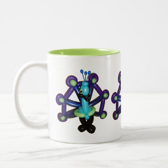 Balloon Animal Peacock Mug (Left)