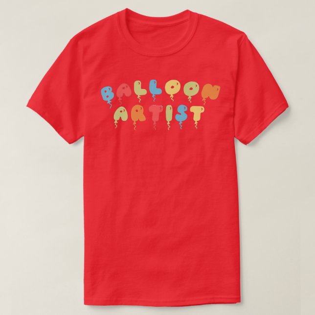 Balloon Animal Twister Twisting Artist Sculptor Pr T-Shirt (Design Front)