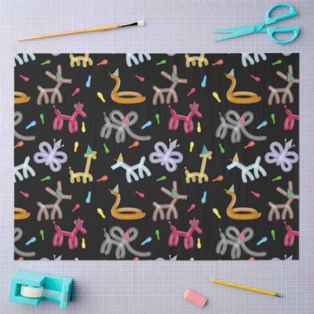 Balloon Animals Kids Party Theme Tissue Paper (Craft)