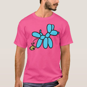 Balloon artist balloon twister peeing dog balloon T-Shirt