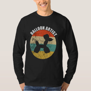 Balloon Artist Retro Vintage Balloon Animal Balloo T-Shirt