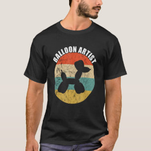 Balloon Artist Retro Vintage Balloon Animal Balloo T-Shirt
