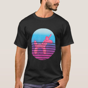 Balloon Artist Unicorn Vintage Sunset Balloon Twis T-Shirt
